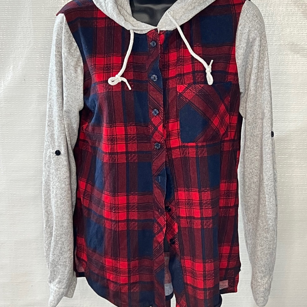 Stella Tweed- flannel hoodie